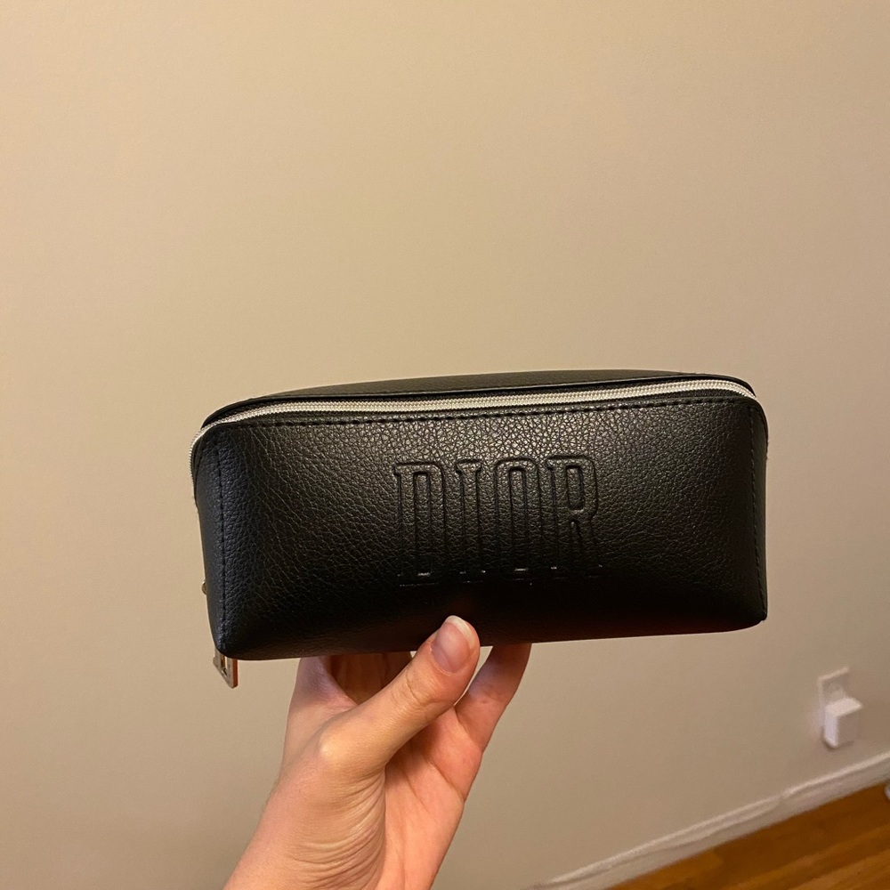 Dior makeup bag.